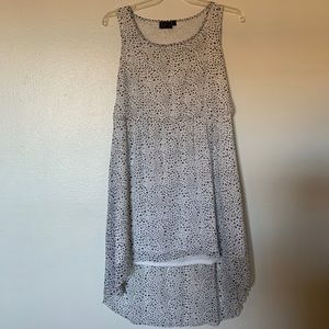 Star Patterned High Low dress.